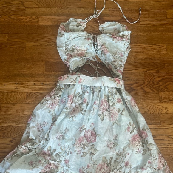 V. Chapman Cream Strapless Sundress for Weddings - Picture 8 of 10